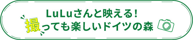 LuLuさんと映える！撮っても楽しいドイツの森